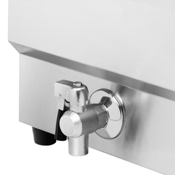 Royal Catering Elektrisk fritös - 16 liter - 6000 W - tappkran - kallzon