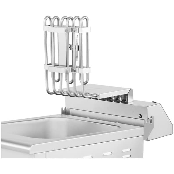 Royal Catering Elektrisk fritös - 13 L - 5000 W - Tappkran - Kallzon - Med underskåp