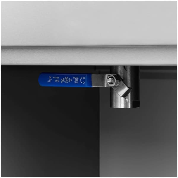 Royal Catering Elektrisk fritös - 13 L - 5000 W - Tappkran - Kallzon - Med underskåp