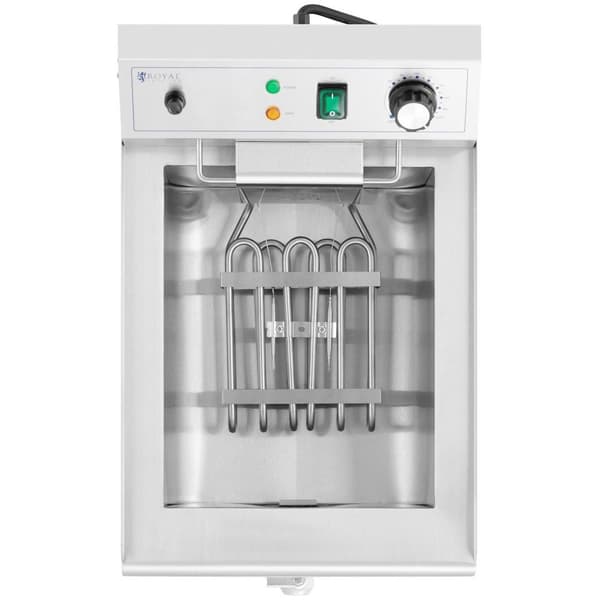 Royal Catering Elektrisk fritös - 13 L - 3000 W - Tappkran - Kallzon