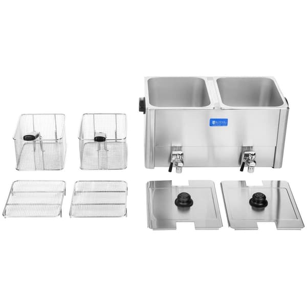 Royal Catering Fritös - 2 x 13 liter - EGO termostat