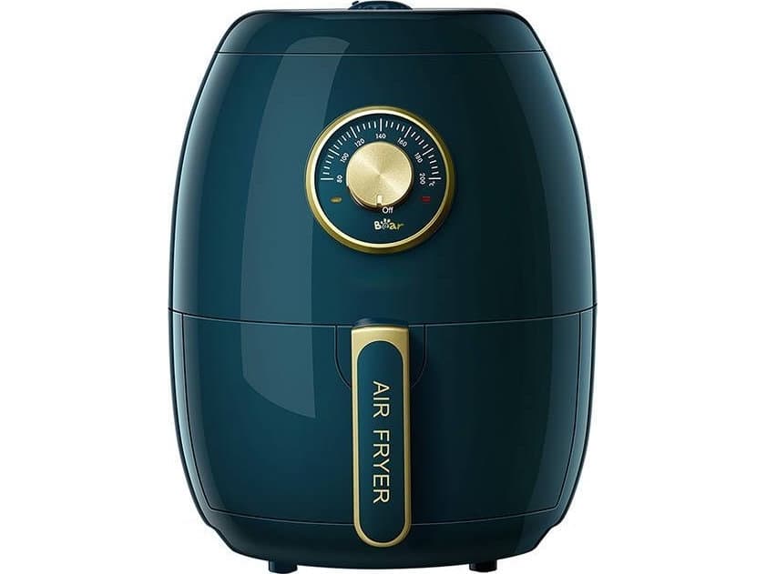 Retro fettfri fritös 1350W, 3l, Bear A19A (grön)