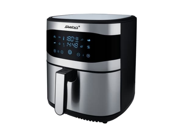 Steba HF 8000 FAMILY - Varmluftsfritös - 8 liter - 1.8 kW - rostfritt stål/svart