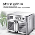Miniatyrbild 2 av 6: TurboTronic Airfryer XXL och Ugn – Dubbla Dörrar – 32 Liter – Silver