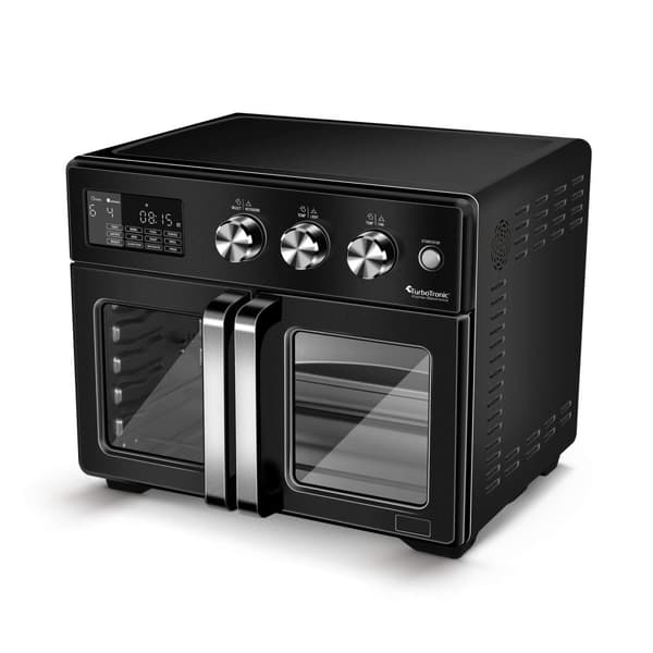 TurboTronic AFD32 Airfryer XXL og ovn - Dobbeltdør - 32 liter - Sort Sort