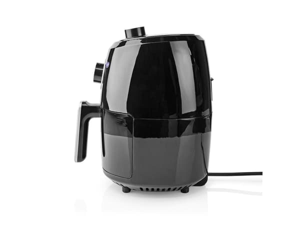 Nedis KAAF120FBK, Varmluftsfritös, 2,4 l, 80 ° C, 200 ° C, 30 min, Single