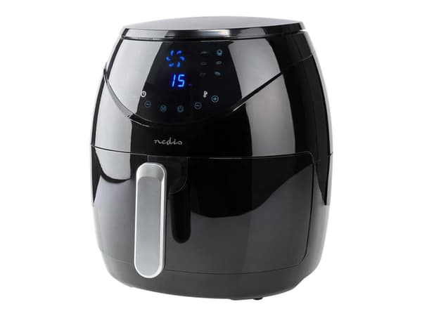 Nedis - Varmluftsteker - 6.5 liter - 1.8 kW - svart