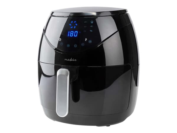 Nedis - Varmluftsteker - 6.5 liter - 1.8 kW - svart