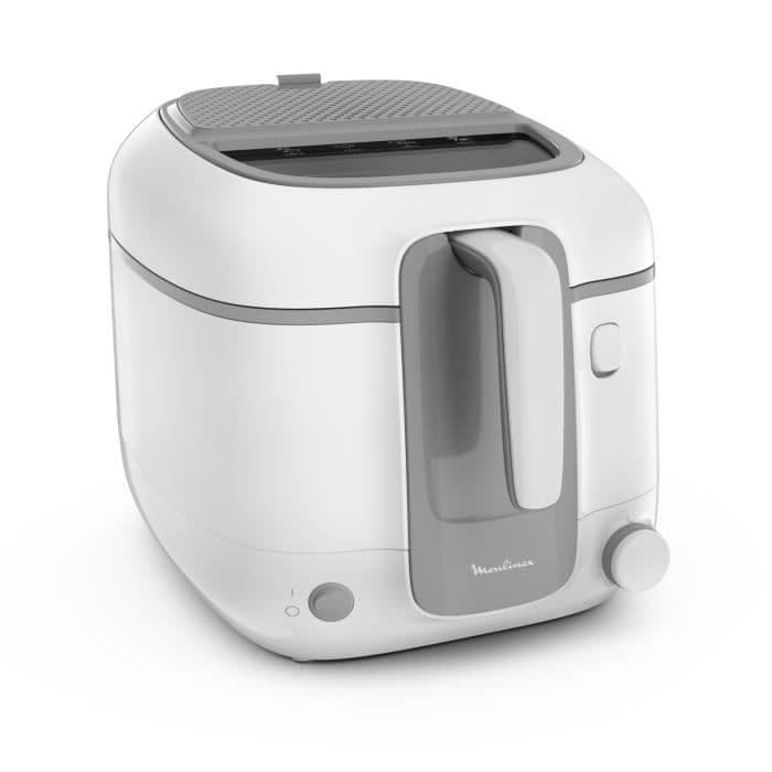 Moulinex AM310010 oljestekare, 2,2 L olja, 1,5 kg stekning, anti-odorfilter, avtagbar tank med icke-stick reversering