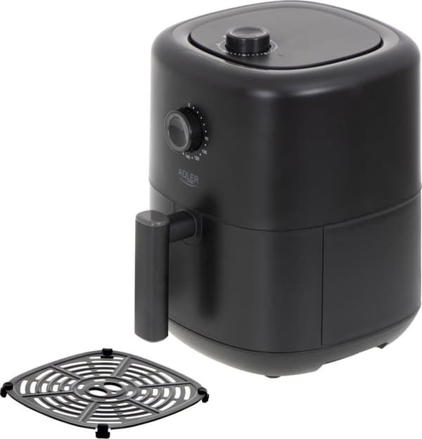 Adler Airfryer | Model AD 6310 | Sort | 3 liter | 2200W | Konvektionsteknologi | 80 - 200 °C