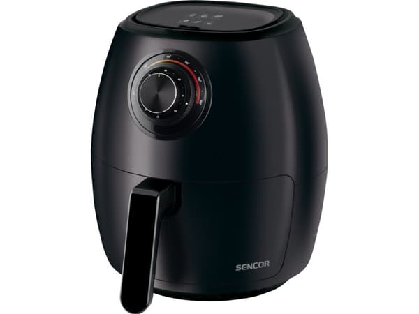 Sencor SFR 3130BK, Varmluftsfrityr, 3,5 l, 60 °C, 200 °C, Single/enkelt, Sort Sort