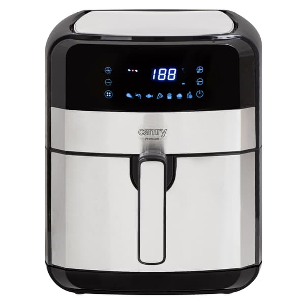 Camry Airfryer 5L musta, Ruostumaton teräs