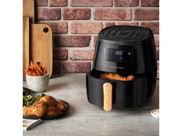 Russell Hobbs SatisFry Air Heißluftfritteuse, Kuumakiertoilmakypsennin, 5 L, 2,1 kg, Rapid Air, 80 °C, 200 °C