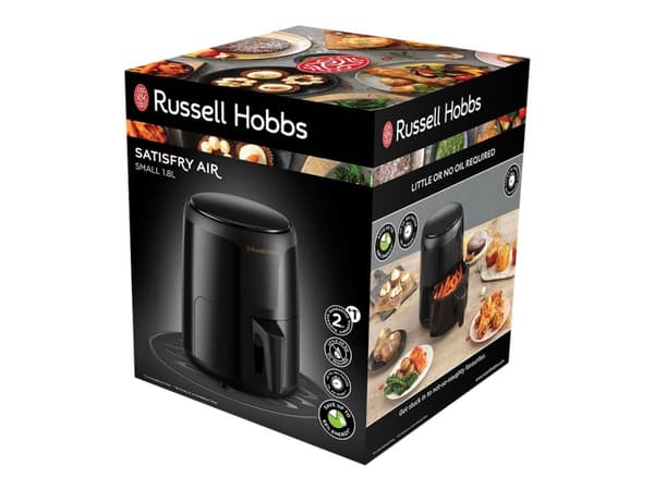 Russell Hobbs SatisFry Air Heißluftfritteuse Klein, Kuumakiertoilmakypsennin, 1,8 L, 0,7 kg, 80 °C, 200 °C, 60 min