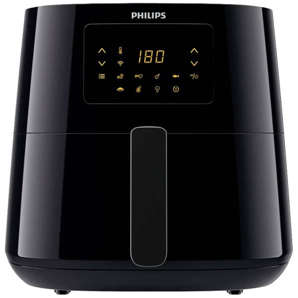 Philips Home HD9280/70 Varmluftsfritös 6.2 l 2000 W App styrbar Svart