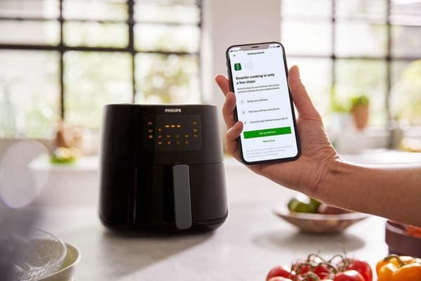 Philips Essential Rapid Air -tekniikka, 1,2 kg, 6,2 l, musta, Airfryer XL