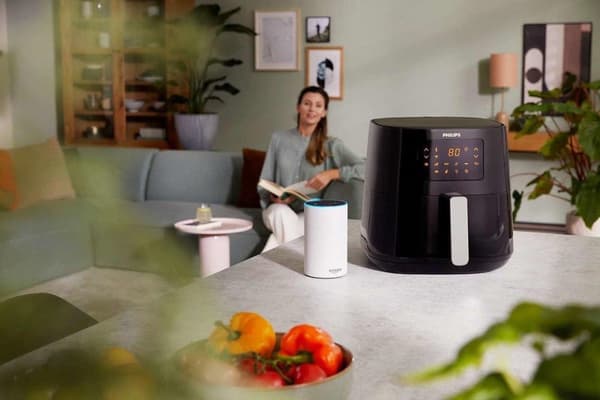 Philips Essential Rapid Air -tekniikka, 1,2 kg, 6,2 l, musta, Airfryer XL