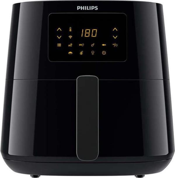 Philips Essential Rapid Air-teknik, 1,2 kg, 6,2 l, svart, Airfryer XL Svart, Silver