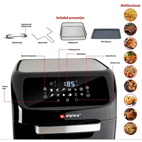 Alpina Airfryer Ovn 12L