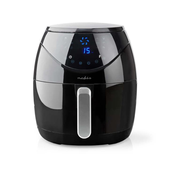 Nedis XXL Varmlufts fritös | 6.5 l | Timer: 60 min | Digital | Svart