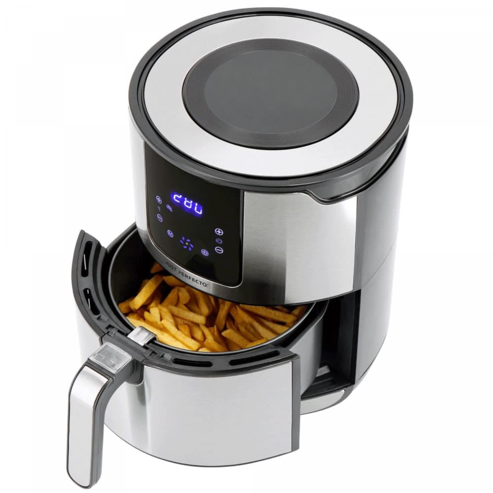 Just Perfecto 1400W Bedste Airfryer med LED-pekskärm - 4L