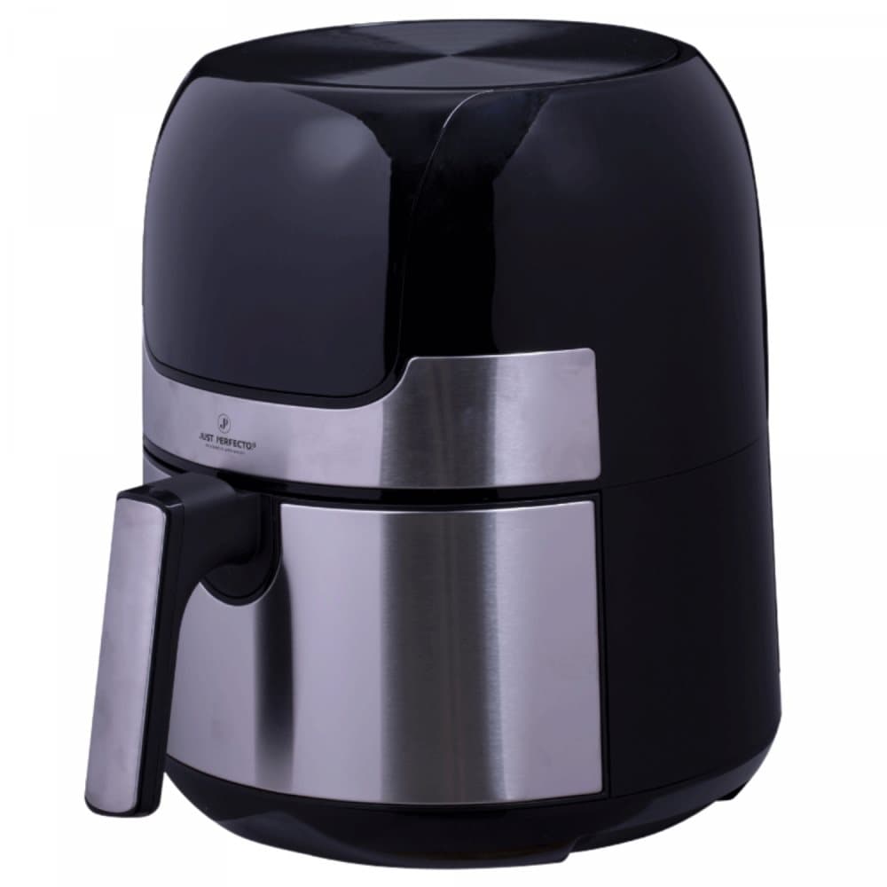 1400W - LED-pekskärm varmluftsfritös med grillplatta S/S - 3,5L