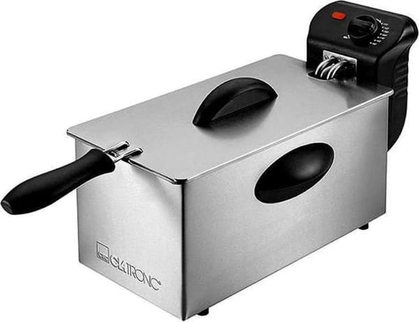 Clatronic FR 3586 Frituregryde 3 L Sølv, Rustfrit stål Stand-alone 2000 W