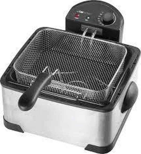 Clatronic FR 3195 Double 4 L 2000 W Musta, Ruostumaton teräs