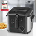 Miniatyrbild 3 av 9: Clatronic FR 3649 Enkel 2,5 L 1600 W Svart