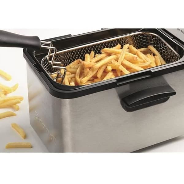 BRANDT Fritös 0,9 kg pommes frites 3,2 l olja 2200 Watt FRI3200 rostfritt stål