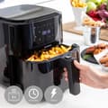 Miniatyrbild 5 av 11: Oljefri fritös med våg InnovaGoods Fryinn Balance 5000 Svart Rostfritt stål 1500 W 5 L