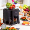 Miniatyrbild 1 av 11: Oljefri fritös med våg InnovaGoods Fryinn Balance 5000 Svart Rostfritt stål 1500 W 5 L