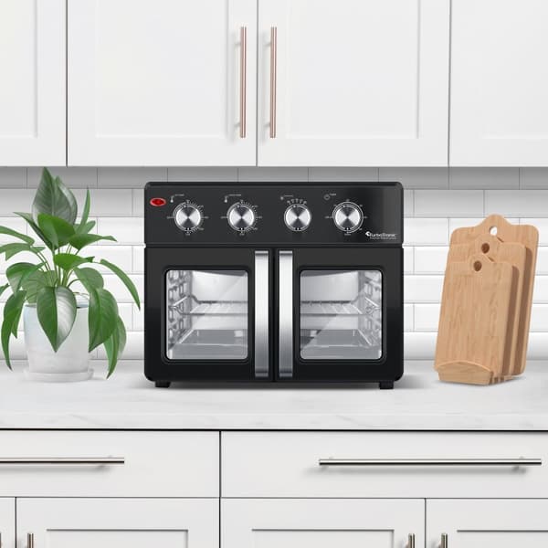 Airfryer XXL och ugn – dubbeldörr – 32 liter – svart