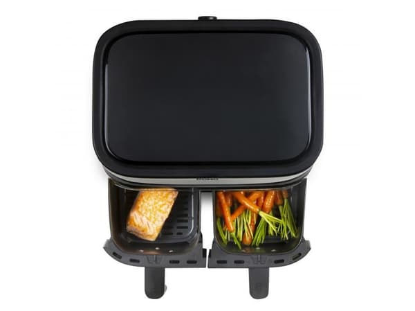 Domo DO537FR, Varmluftsfrityr, 4 l, 1,2 kg, 80 °C, 200 °C, 60 min