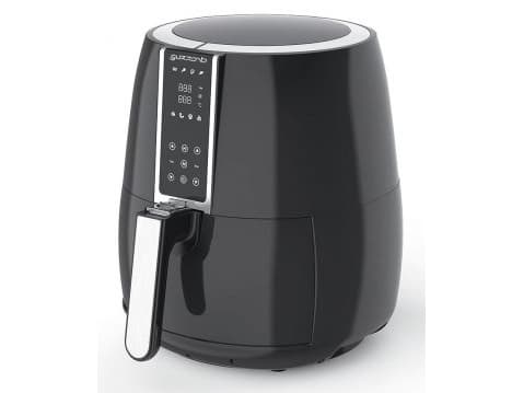 Guzzanti GZ 33D, Varmluftsfrityr, 4,3 l, 80 °C, 200 °C, 60 min, Single/enkelt Sort
