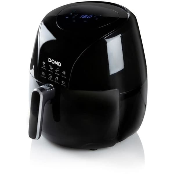 DOMO DO1061FR - Deli Fryer XXL - Varmluftsfritös 2000W - 5,5L/1,5kg - 80 till 200°C - 60 min timer