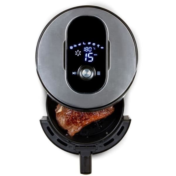 DOMO DO530FR - Deli-Fryer 4L - Varmluftsfritös - 1,2kg - 80° till 200°C - 8 program - 60 min timer - LCD-skärm
