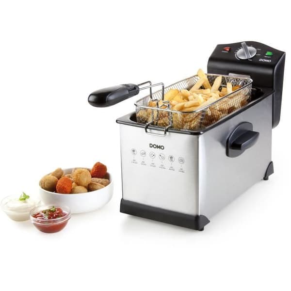 DO514FR Pro 3L 2000W fritös i rostfritt stål