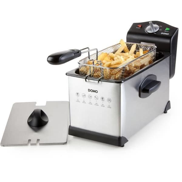 DO514FR Pro 3L 2000W fritös i rostfritt stål