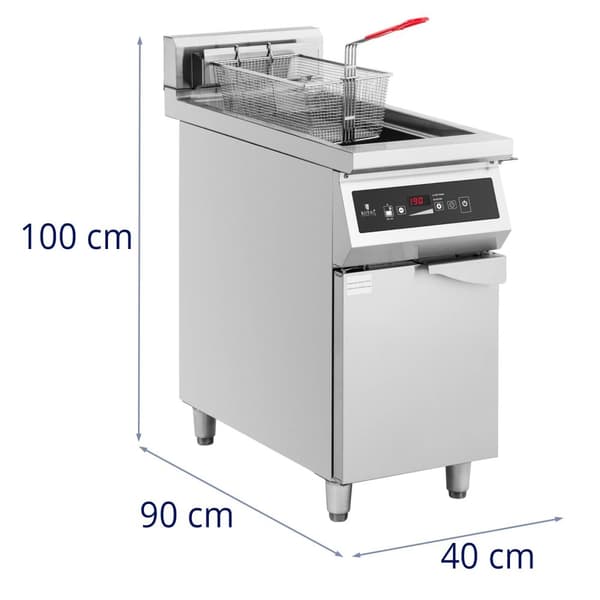 Royal Catering Induktionsfritös - 30 L - 60 till 190 °C - Royal Catering