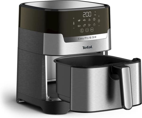 Tefal Easy Fry & Grill EY505D15 fritös Single 4,2 L Fristående 1550 W Varmluftsfritös Rostfritt stål