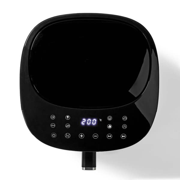 Nedis Hot Air Fryer | 7,2 l | Timer: 240 min | Antall forhåndinnstilte programmer: 8 | Digitalt | Sort