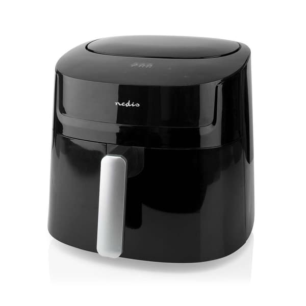 Nedis Hot Air Fryer | 7,2 l | Timer: 240 min | Antall forhåndinnstilte programmer: 8 | Digitalt | Sort