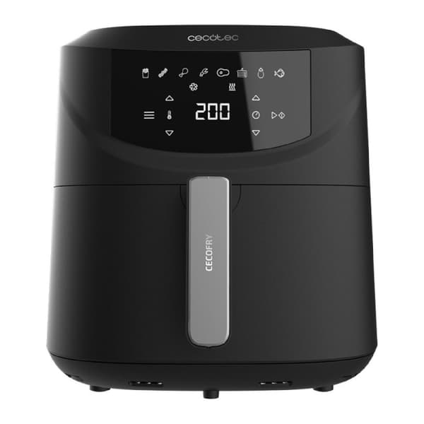 Cecotec Compact 7.6-l, oil-free digital air fryer with PerfectCook technology.