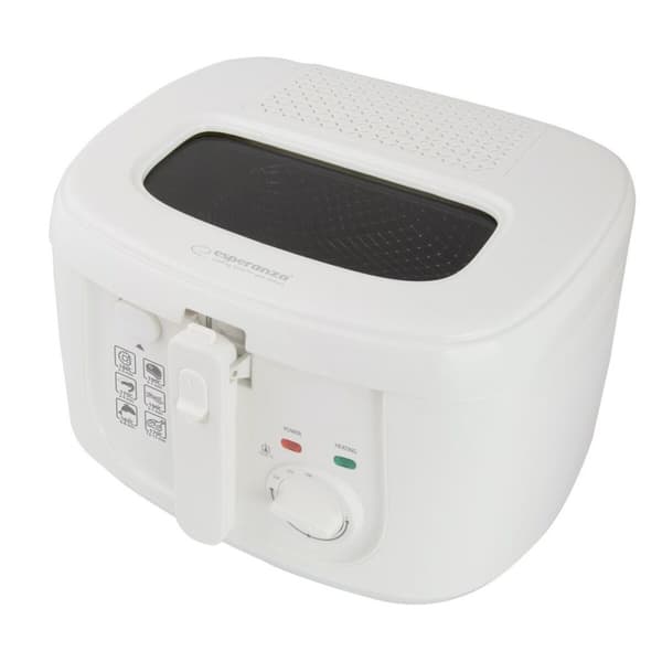 Varmluftsfrituregryde Esperanza EKG012 Hvid 1800 W 2,5 L