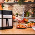 Pikkukuva 7 / 10: Airfryer Tefal EY505D15 4,2 L Musta Harmaa Teräs