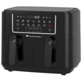 Miniatyrbild 4 av 5: CONTINENTAL EDISON Oil-Free Air Fryer - RFRSH24002CB - 9 L - Dubbla brickor - 2400W - Svart