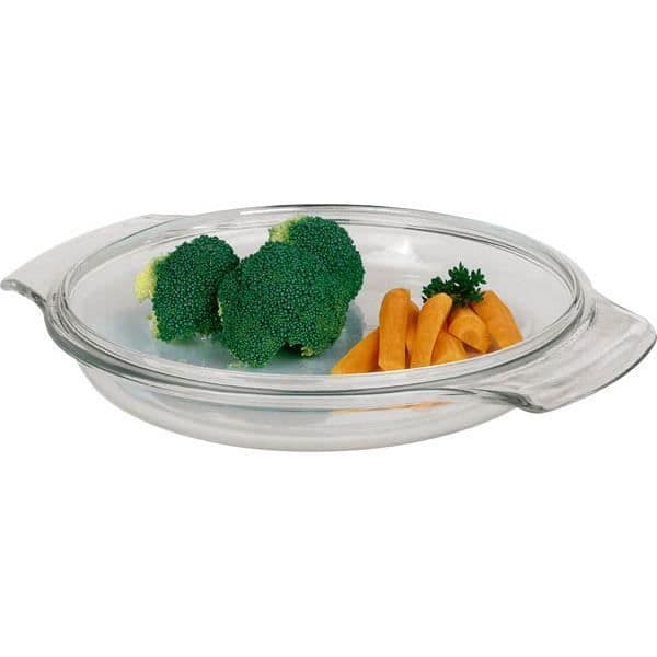 Fritös i rostfritt stål med friteringssil och lock av gjutet glas 3L 22 cm