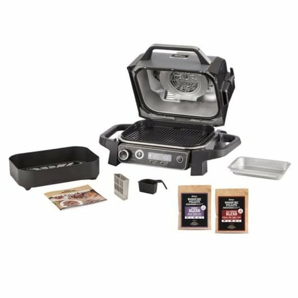 Oljefri Gryte NINJA Woodfire Outdoor Grill Svart 2400 W