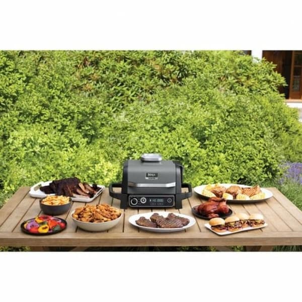Oljefri Gryte NINJA Woodfire Outdoor Grill Svart 2400 W
